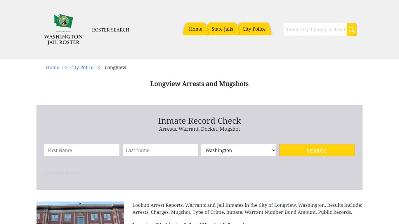 Longview Arrests and Mugshots | Jail Roster Search